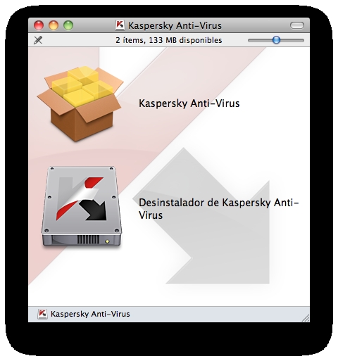 Asistente de instalación de Kaspersky Anti-Virus 2011 para Mac