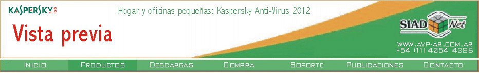 Acercamiento visual a Kaspersky Anti-Virus 2015.