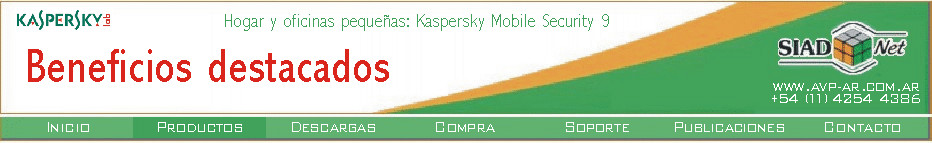 Kaspersky Internet Security for Android, le proporciona beneficios exclusivos para proteger sus activos informáticos móviles.