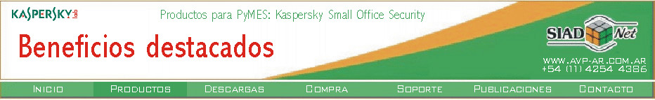 Kaspersky Small Office Security, le proporciona beneficios exclusivos para que el pequeño empresario se pueda dedicar a su negocio específico.