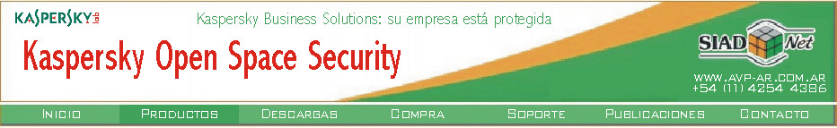 Cuidamos sus sistemas informáticos corporativos, con la misma pasión que usted cuida sus negocios. Con Kaspersky Open Space Security su empresa está protegida.