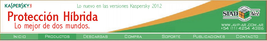 Protección Híbrida de Kaspersky 2012: lo mejor de dos mundos, con la misma robusta seguridad.