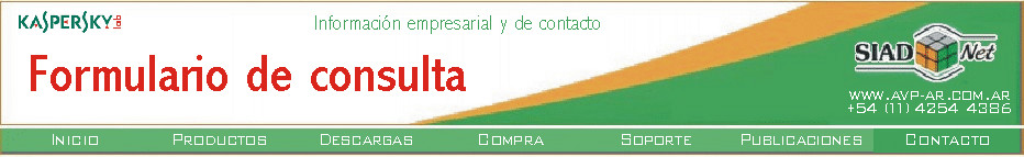 Formulario de consulta general